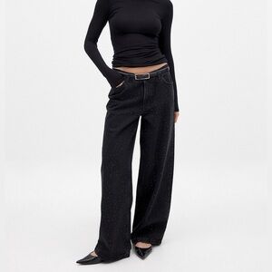 Black Wide Leg Jeans